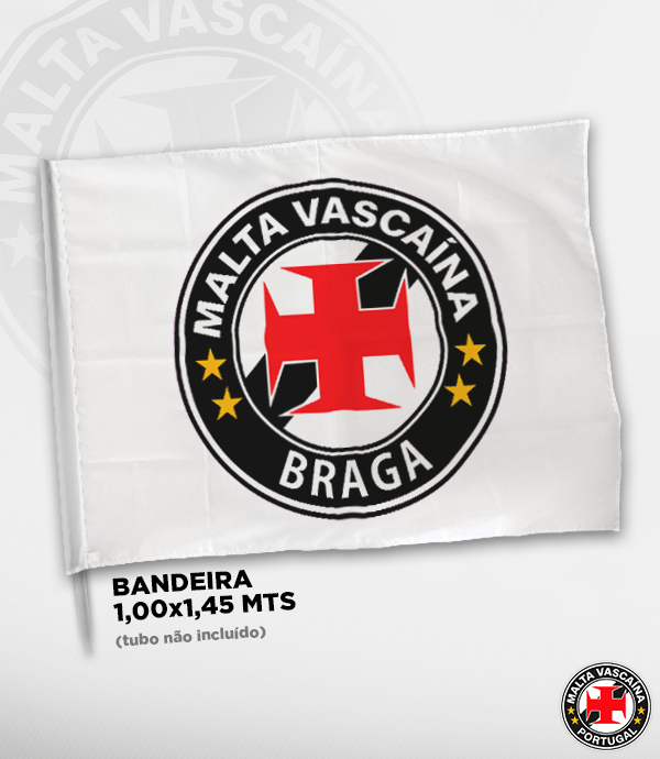 Loja Oficial Malta Vascaína Portugal - Bandeira 1x1,45